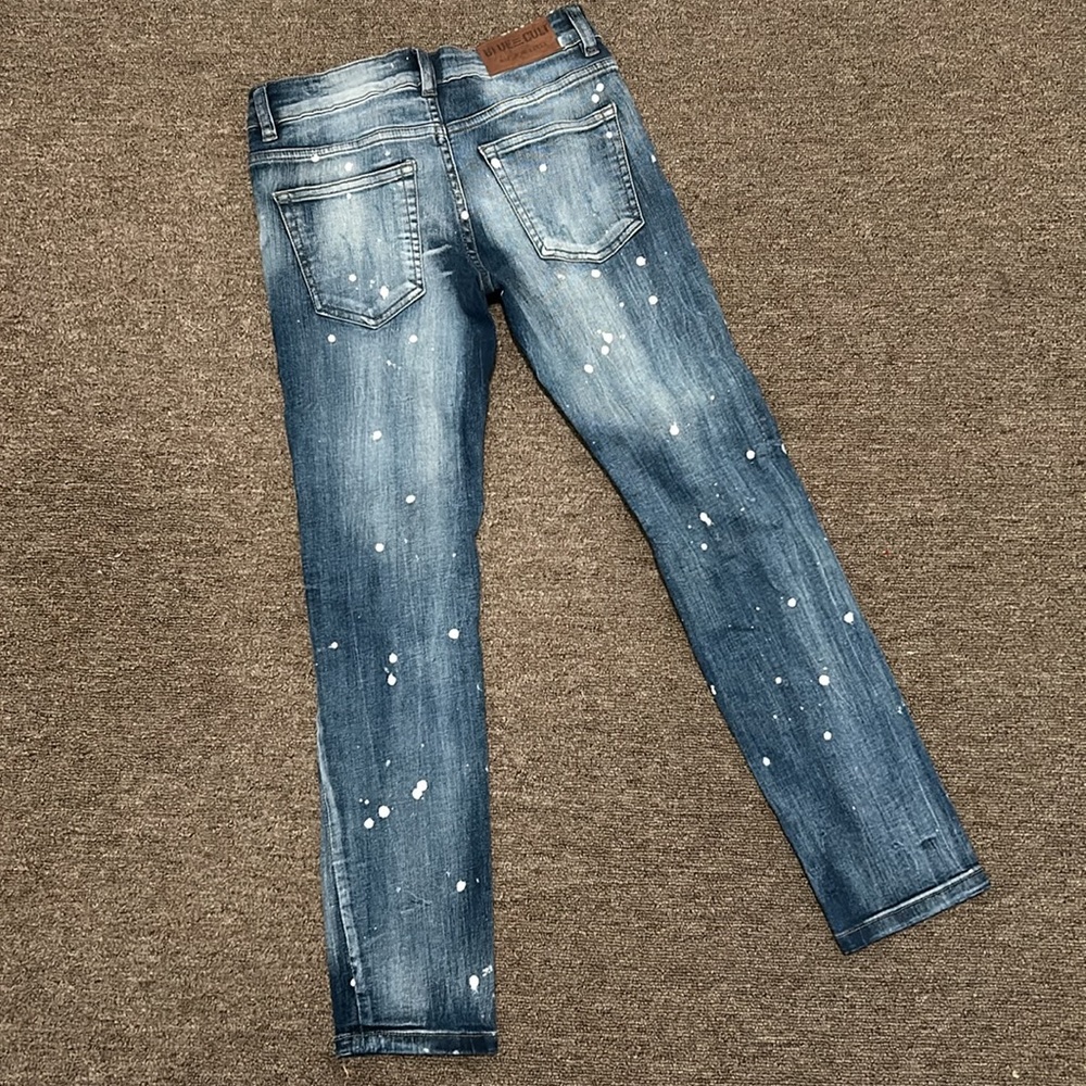 Girls Distressed Blue Cult Jeans - Picture 2 of 5